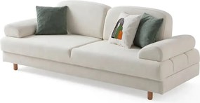 3-Seat Sofa-Bed Aries - White White
