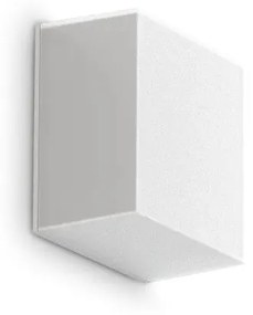 Φωτιστικό Τοίχου Snow 326221 4000K 600lm 10x10x5,5cm White Ideal Lux