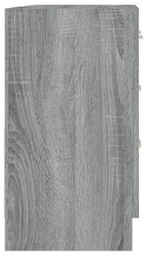 Ντουλάπι Νιπτήρα Grey Sonoma 63x38,50x54 εκ. Επεξεργ. Ξύλο - Γκρι