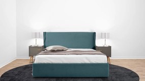 Επενδυμένο Κρεβάτι Paris-Anthraki-150 x 200-Χωρίς μηχανισμό ανύψωσης