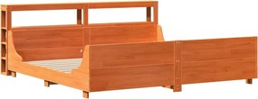 vidaXL Σκελετός Κρεβ. Χωρίς Στρώμα Καφέ Κεριού 180x200 εκ Μασίφ Πεύκο