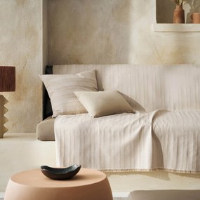 Ριχτάρι Tετραθέσιου Καναπέ (180x350) Gofis Home Laurel Hemp Beige 731/04