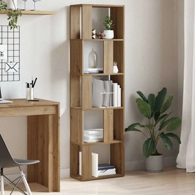 vidaXL Βιβλιοθήκη Artisan Δρυς 45x24x159 εκ. Επεξεργασμένο Ξύλο