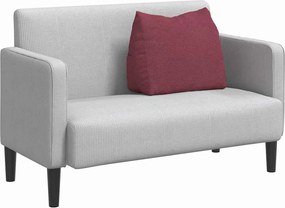 vidaXL Μαξιλάρι Πλάτης Κόκκινο 60 x 20 x 50 εκ. ύφασμα