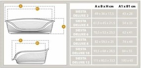 Κρεβάτιγια Σκύλους Ferplast