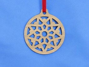 Intra απο ξύλο plywood 3mm-4mm πάχος – Διακοσμητικό χριστουγεννιάτικο δέντρο μπιχλιμπίδι 20x25 cm INTRAVECTRY-MY545303