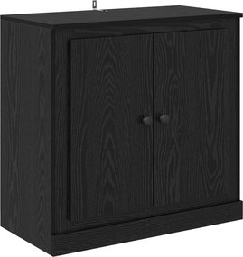 vidaXL Πλαϊνό γραφείο Μαύρη Οξυά 70 x 35,5 x 67,5 εκ.