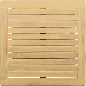 vidaXL Τραπεζάκι Πλευράς Φυσικό Λάδι 60 x 60 x 45 cm