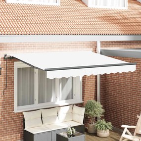 vidaXL Σκηνίτσα Αναδιπλούμενη Λευκό 250 x 200 cm ύφασμα