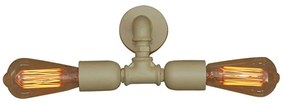 Φωτιστικό Τοίχου - Απλίκα HL-105-2W 77-2818 Momus Beige  Homelighting Metal