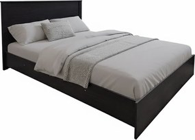 Κρεβάτι Athos pakoworld σε wenge απόχρωση 140x200εκ