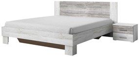 Κρεβάτι με 2 κομοδίνα Veron-160x200-Arctic Pine - 166.00Χ205.00Χ85.00cm