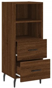 vidaXL Ντουλάπι Καφέ Δρυς 34,5 x 34 x 90 εκ. Επεξεργασμένο Ξύλο