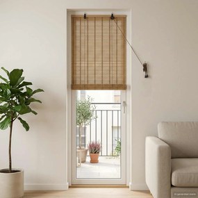 vidaXL Ρόλερ (στόρι) Φύση 40 x 220 cm Μπαμπού