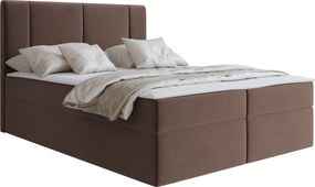 Επενδυμένο Κρεβάτι Michelle-140 x 200-Καφέ