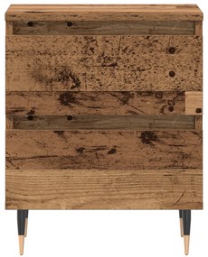 vidaXL Κομοδίνο Παλιού Ξύλου 40x35x50 εκ. Συνθετικό Ξύλο