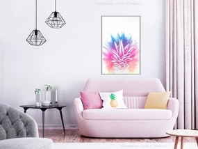 Αφίσα - Rainbow Pineapple Crown - 40x60 - Χρυσό - Χωρίς πασπαρτού