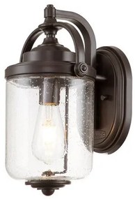 Απλίκα Φωτιστικό Τοίχου E27 60W IP44 Μπρονζέ Willoughby HK-WILLOUGHBY-S-OZ Elstead HK-WILLOUGHBY-S-OZ Μπρονζέ