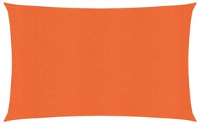 Πανί Σκίασης Ορθογώνιο Πορτοκαλί 3x5 μ. από HDPE 160 γρ/μ² - Πορτοκαλί