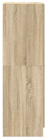 Στήλη Κουζίνας Sonoma Δρυς 38x41,5x131,5 εκ Επεξεργασμένο Ξύλο - Καφέ