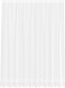 vidaXL Κουρτίνα Δαντέλας με κουρτίνες Λευκό 300 x 245 cm Πολυεστέρας