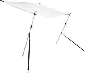 vidaXL Επέκταση Σκιάστρου Σχήμα Τ Λευκό 170x170x(115-183) εκ.