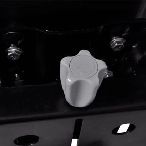 vidaXL Κάθισμα Τρακτέρ με Ανάρτηση Μαύρο