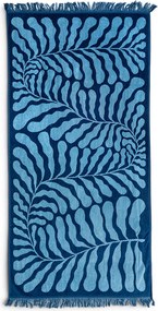 Πετσέτα Θαλάσσης (80x160) Easy Home Velour Blue