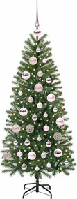 vidaXL Τεχνητό Χριστουγεννιάτικο Δέντρο Πράσινο 120 cm ΠΕ και PVC