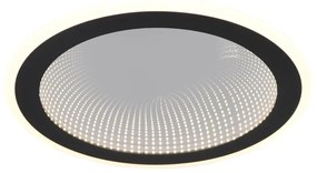 Φωτιστικό Οροφής Reality Lighting -RL GLACE R67681132 Μαύρο Ματ (Black Mat) 2700 - 6500K