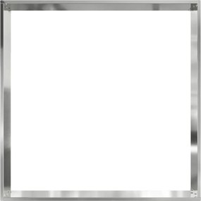 vidaXL Περίγραμμα γκαζόν Ασημί 60 x 60 x 13 εκ Επικαλυμμένος Χάλυβας