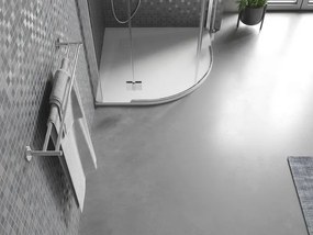Mexen Bert ντουζιέρα ημικυκλική SMC 90 x 90 cm, λευκή - 4KR109090