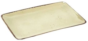 Πιατέλα Σερβιρίσματος Terra TLH108K6 30,5x21x2,5cm Green Espiel Porcelain