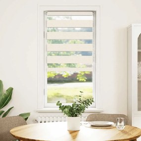 vidaXL Στόρι Ζέβρα Μάρμαρο Μπεζ 55x100 εκ. Πλάτος Υφάσματος 50,9 εκ. Πολυεστέρας