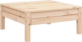 vidaXL Υποπόδιο Κήπου από Μασίφ Ξύλο Πεύκου