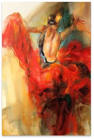 Πίνακας σε καμβά "Dancer" Megapap ψηφιακής εκτύπωσης 60x90x3εκ.-GP033-0050