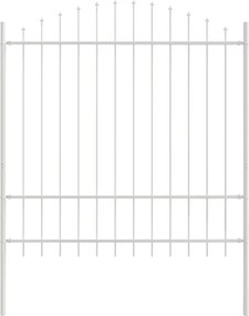 vidaXL Φράχτης Κήπου 2 pcs Λευκό 170 x 215 cm