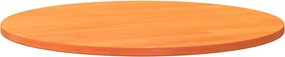 vidaXL Επιφάνεια Τραπεζιού Στρογγυλή Καφέ Κερ. Ø80x2,5 εκ Μασίφ Πεύκο