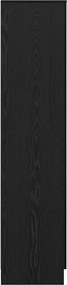 vidaXL Highboard Μαύρη Οξυά 35 x 39 x 168 εκ.
