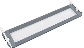 vidaXL Μπάρα Κρεβατιού Προστατευτική Γκρι 150 x 42 εκ. από Πολυεστέρα