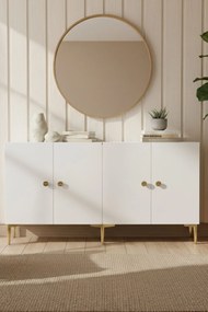 Console Simple 150 - White, Gold White
Gold