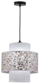 Φωτιστικό Οροφής Mozaika 4270300 35x170cm 1xE27 40W Multi Viokef Ατσάλι,Ύφασμα