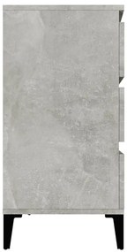 vidaXL Ντουλάπι Γκρι Σκυροδέματος 60x35x70 εκ. Επεξεργασμένο Ξύλο