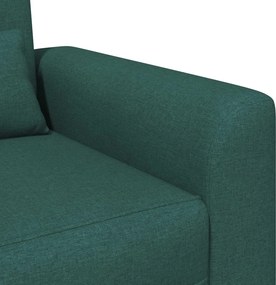 vidaXL Πολυθρόνα Σκούρο Πράσινο Ύφασμα