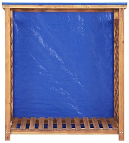 vidaXL Υπόστεγο Αποθήκ. Καυσόξυλων 105x38x115 εκ. Μασίφ Ξύλο Ακακίας