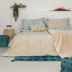Σεντόνια FL6176 (Σετ 3τμχ) Beige Palamaiki Semi-double 170x260cm 100% Cotton