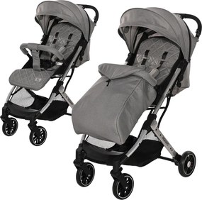 BABY STROLLER FIORANO DOLPHIN GREY+FOOTCOVER
