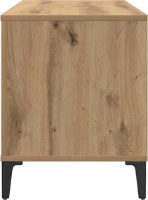 vidaXL Έπιπλο Δίσκων τεχνίτης Δρυς 100x38x48 εκ από Επεξεργασμένο Ξύλο