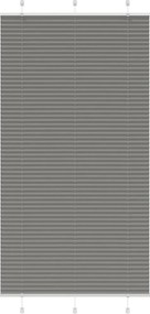 vidaXL Πλισέ περσίδα Ανθρακί 105x200 cm Πλάτος υφάσματος 104,4 cm