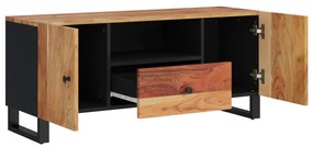 vidaXL Έπιπλο Τηλεόρασης 105x33,5x46 εκ Μασίφ Ξύλο Ακακίας &amp; Επ. Ξύλο